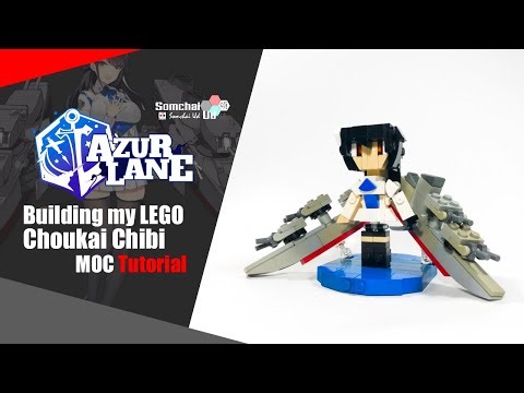 LEGO Azur Lane Choukai Chibi MOC Tutorial | Somchai Ud