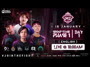 (ENGLISH) M2 Group Stage Phase 1 - Day 1 | MLBB World Championship 2020 | Singapore