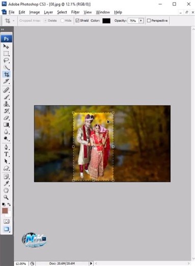 How to crop image in Photoshop #Photoshop #CropImage #NiKGraphix