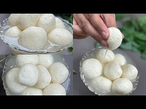 Soft & Spongy Rasgulla Recipe | Authentic Bengali Sweet Dessert