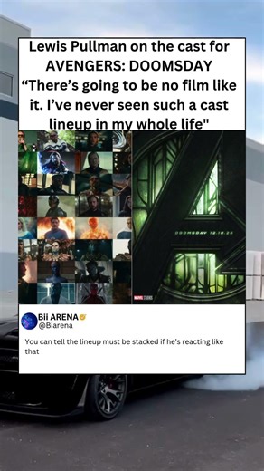 Lewis Pullman on AVENGERS: DOOMSDAY “There’s going to be no film like it #avengersdoomsday