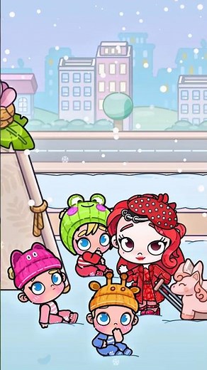 🎁❤️ A SWEET GIFT FROM MY RED-LOVED SISTER 😍#avatarworld #nina PAZU