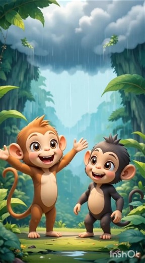 Monkey Cartoon | cartoon | Two Little Monkey | cartoon story #monkey #animation #animated #cartoon