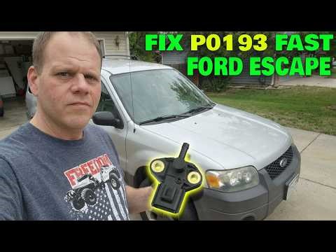 How to Fix Ford Escape P0193 Code | Fuel Pressure Sensor Replacement (2001-2012)