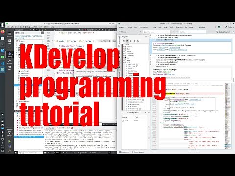 How to program for KDevelop tutorial - January 2024 - 73c0f938