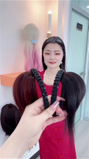 Smooth Hair Wig Try-On | Real or Fake?"😮😍#viralvideo#video#wig#wigs