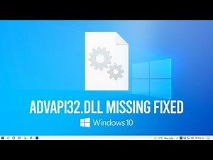 Advapi32 Dll Missing Fixed the Program Can’t Start Because Dll Missing x64 Bit