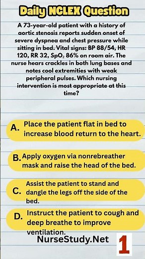 Cardiovascular NCLEX Questions with Detailed Rationales Pass Fast 50 High-Yield Next Gen