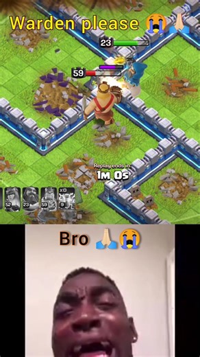 Barbarian King & Warden IQ = 0? 😭 | Clash of Clans