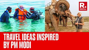 35 reactions | From Elephant Safari To Snorkelling; Times PM Modi Pitched For Local Destinations . . . . . . #pmmodi #narendramodi #dwarka #kaziranganationalpark #lakshadweep | Republic | Facebook