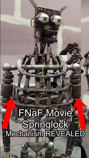 FNaF Movie SPRINGLOCK Mechanism REVEALED (Behind The Scenes)
