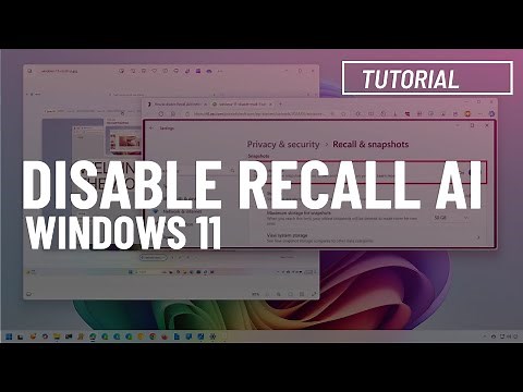 Windows 11: Disable Windows Recall AI (3 methods)