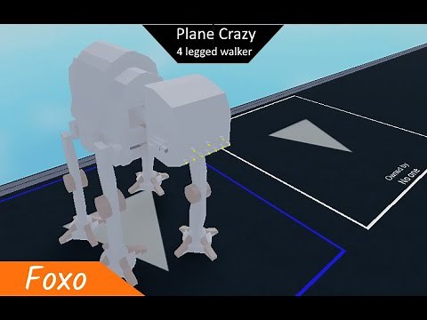 Plane crazy, how to make a 4 legged walker
