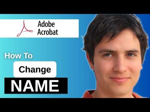 How To Change Name On Adobe Acrobat Comments