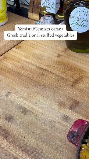 Yemista or Gemista orfana are Greek traditional vegetables stuffed with herb rice in tomato sauce! One of the most favorite dishes in every greek household and perfect for lent! For full written recipe click the link in my bio and also to find the link for my favorite Amazon products i use into my everyday cooking! #yemista #gemista #greekstuffedpeppers #greekstuffedvegetables #gemistaorfana #greekrecipe #authenticgreekfood #originalgreekfood #greektraditionalfood #greekcookingtok #greekcuisine 