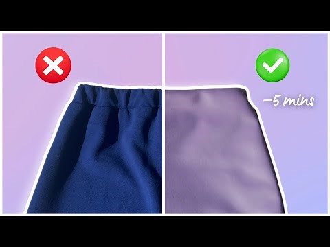 HOW TO SEW ELASTIC LIKE A PRO in 5 Minutes