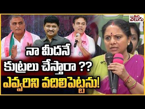 నా మీదనే కుట్రలు చేస్తారా ? ఎవడ్ని వదిలిపెట్టను! | MLC Kavitha Targets KTR and harish rao | Santhosh