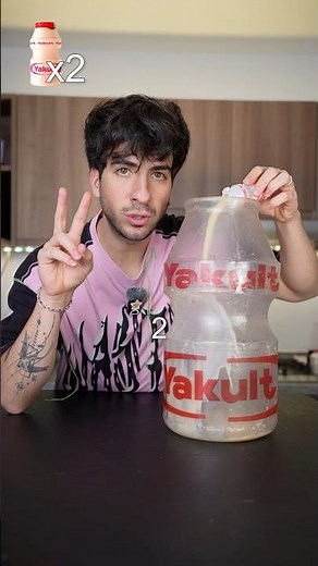 Convertí 100 yakults en 1 gigante.