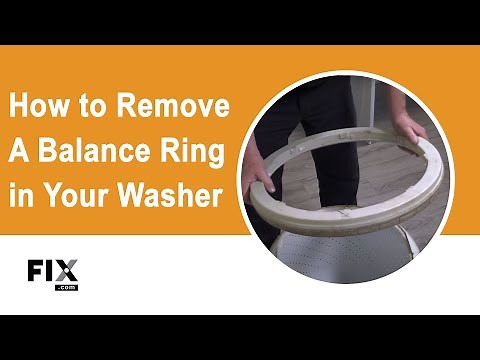 WASHER REPAIR: How to Remove a Balance Ring in Your Washer | FIX.com