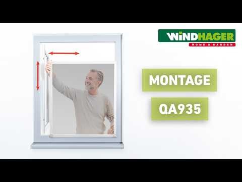 Stretch-Up Screen from Windhager Home & Garden - Mounting instruction