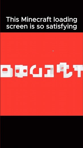 Minecraft Animated loading screen
