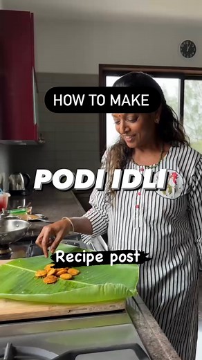 86K views · 1.5K reactions | Podi Idli is a tasty dish where mini...