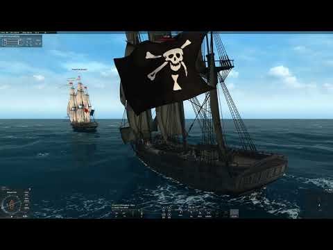 Naval Action - Pirate Frigate boarding Le Gros Ventre