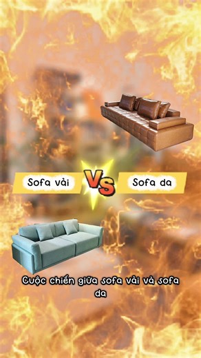 Mấy bà thuộc team sofa vải hay sofa da ? #sofaredcape #sofaphongkhach #noithatphongkhach #sofavai #sofada