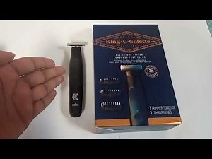 KING C. GILLETTE ALL IN ONE STYLER 4D BLADE TRIMMER UNBOXING REVIEW!!!