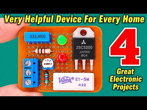 Top 4 Electronics Projects Anyone can make at home