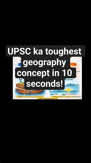 Sea level rising… but land is also rising 😳 (Isostasy vs Eustasy)”💯