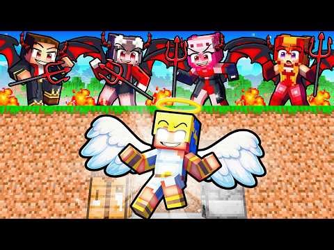 Ukri ANGEL SPEEDRUNNER vs OVERWHELMING DEMONS in Minecraft!