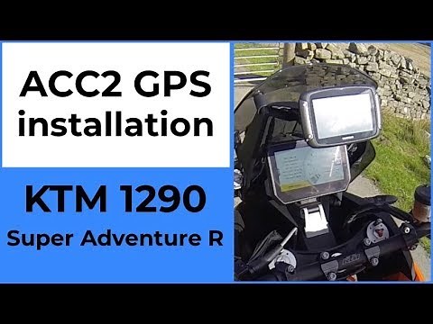 How to install a GPS device to ACC2: KTM 1290 Super Adventure R
