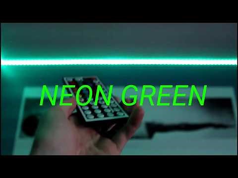 How to make NEON GREEN on LED Light Strips! (Custom DIY Light Strip Colors #2)