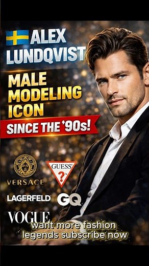 Alex Lundqvist — The Swedish Icon of Male Modeling 🇸🇪📸 #AlexLundqvist #MaleModel #FashionIcon