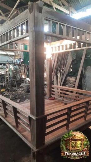 Gasebo kayu jati glugu mojokerto