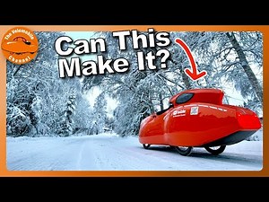 Riding an Electric Velomobile Through Frozen Hell 🥶