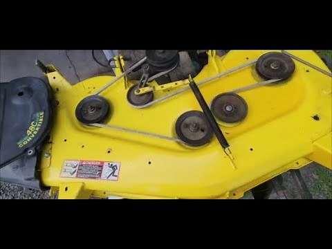John Deere LX277 AWS - Deck Belt Replacement