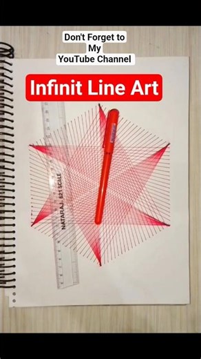 “Crimson Symmetry" | "Geometric String Art”