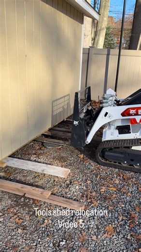 Tools shed relocation video 5 | Joe Concrete Home Improvement