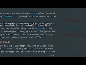 Resolving Spark's Inability to Read DECIMAL Columns in Parquet Files Written by AvroParquetWriter