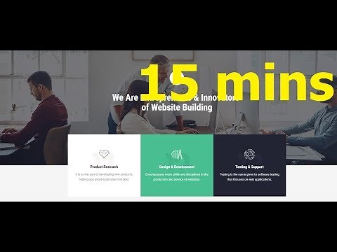 How to make a WebStudio website in less than 15 mins