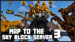 Minecraft | Map To Your Sky-Block Server 🌴 To Download For Free ! Minecraft Map