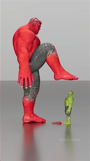Red hulk vs Green Hulk✅/ Crunch Time #shorts #viral #gaming