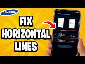 How To Fix Horizontal Lines On Samsung Phone Screen