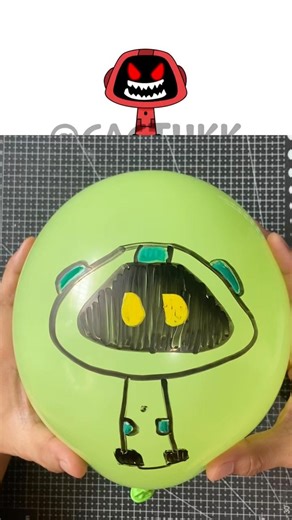 Sprunki OC Boogie Bot (from Poppy Playtime) out of Balloon​⁠​​⁠​⁠ ​⁠​⁠​​⁠​⁠​​#sprunki #diyballoon