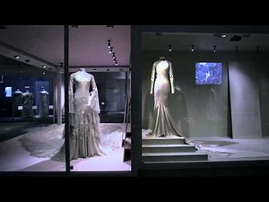 Spotlights of wedding dresses from 1920 - 1950 V&A Museum