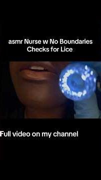 #asmr Lice Check #visualtingle