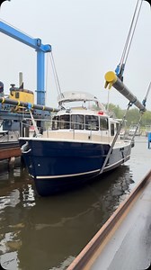 31 ranger tug! Splash day for the boat built for adventure and comfort #boatsboatsboats #boats #fishing #rangertug #boating #boatinglife⚓️ #boatinglifestyle #fishingismydrug🎣 | White Water Marine