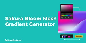 Create Stunning Sakura Bloom Mesh Gradients with Our Intuitive Online Tool